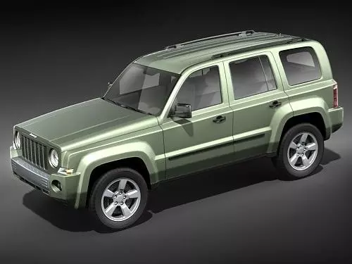 Jeep Patriot midpoly 3D model_0