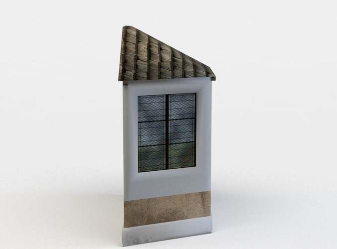 House oriel Low-poly 3D model