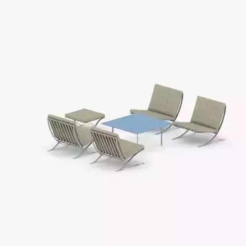0006 - Table and Chairs Set