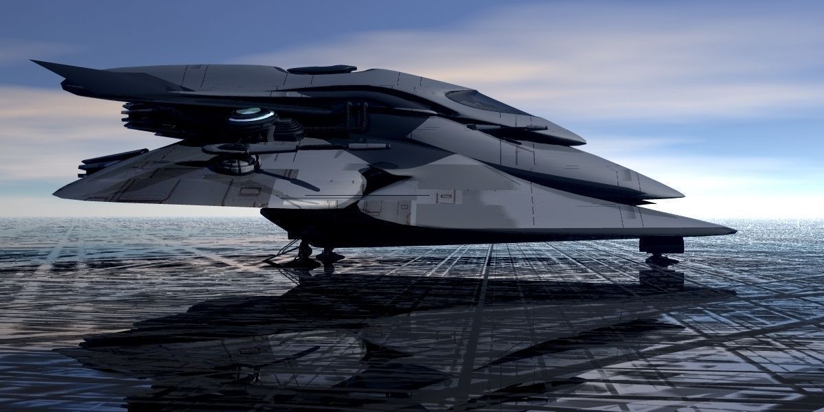 MU-113 Interstellar Cruiser 3D model_3