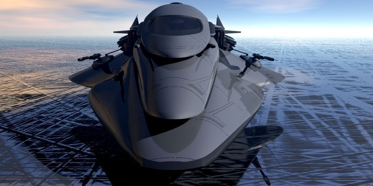 MU-113 Interstellar Cruiser 3D model_2