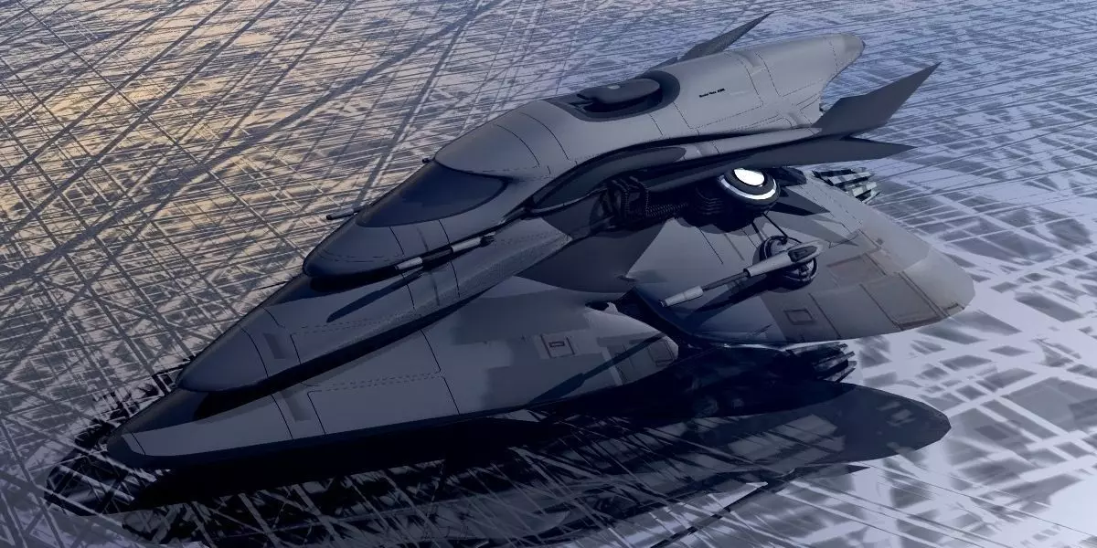 MU-113 Interstellar Cruiser 3D model_0