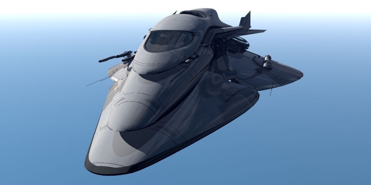 MU-113 Interstellar Cruiser 3D model_5