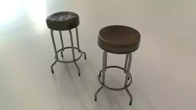 Stools pair of bar