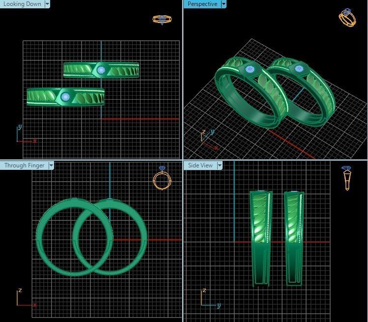 Ring T00351 3D print model_2