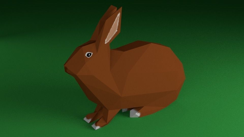 3D model Low Poly Rabbit VR / AR / low-poly | CGTrader