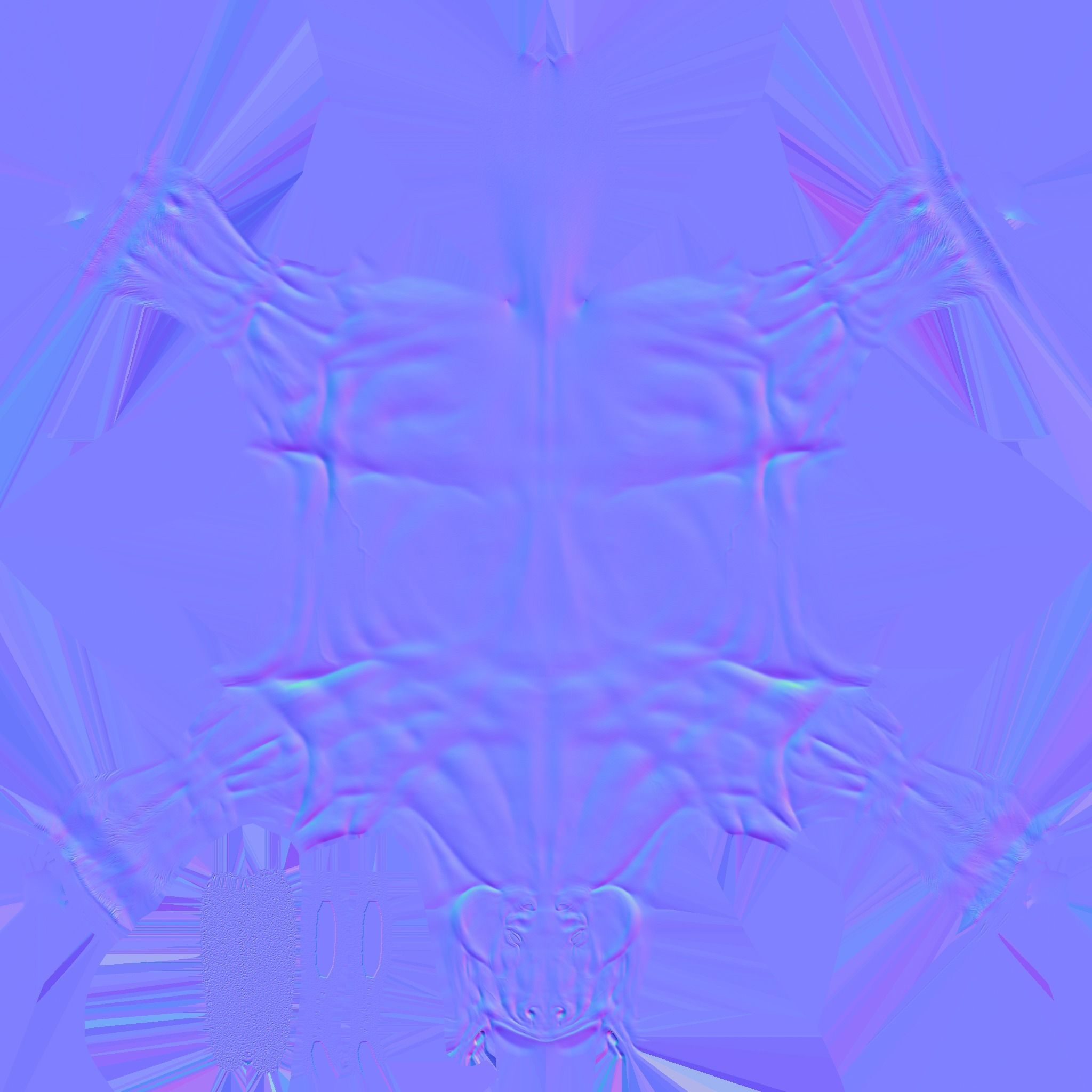 Horse Rigged Animated Low-poly 3D model_30