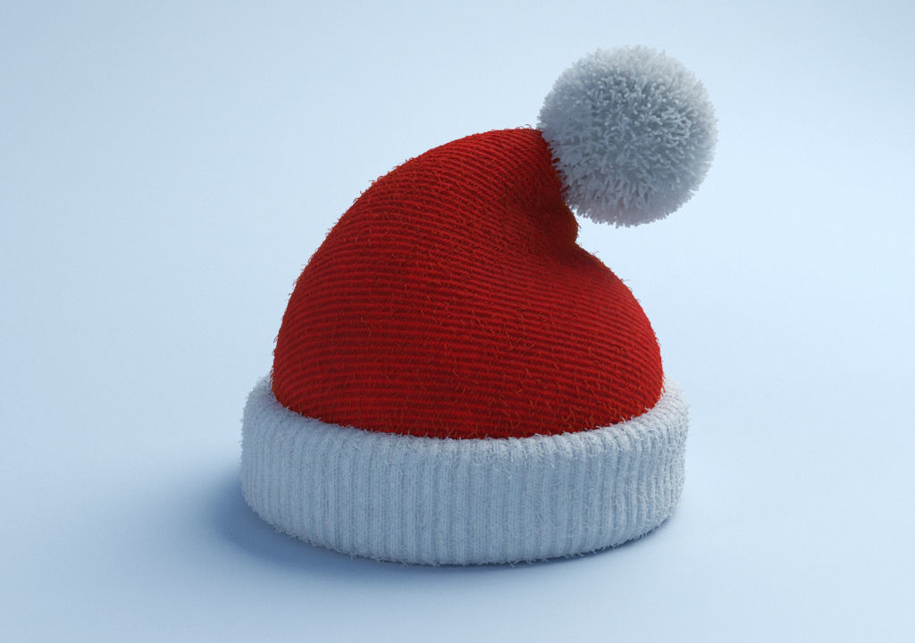 Christmas Hat 3D model_3