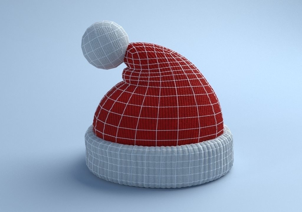 Christmas Hat 3D model_7