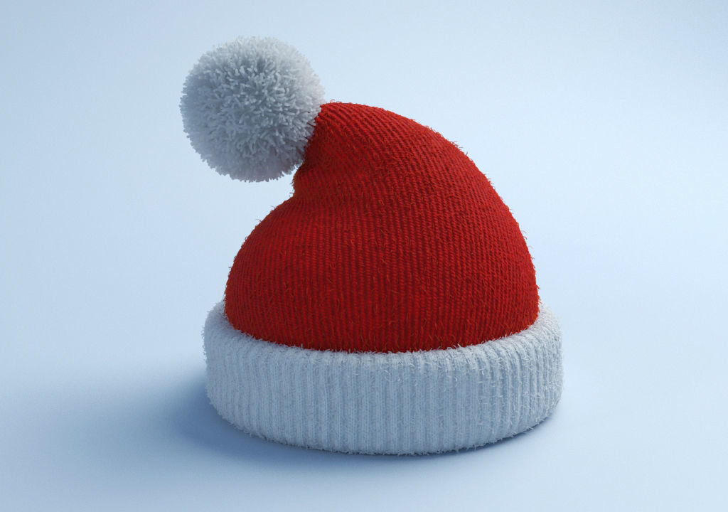 Christmas Hat 3D model_5