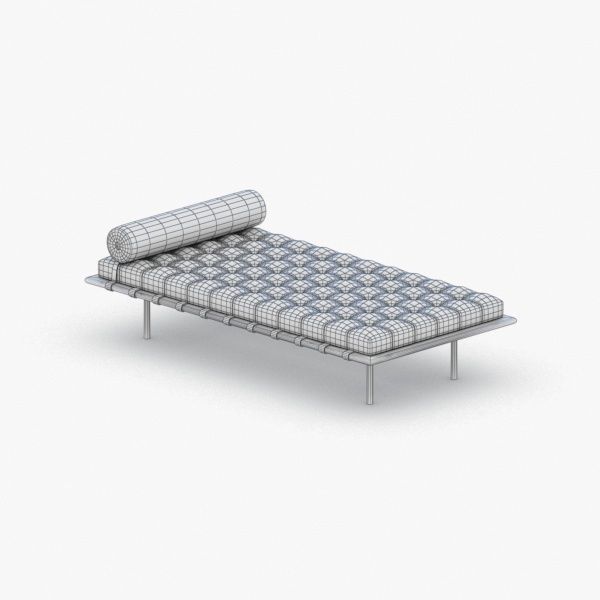 0014 - Ottoman Low-poly 3D model_4