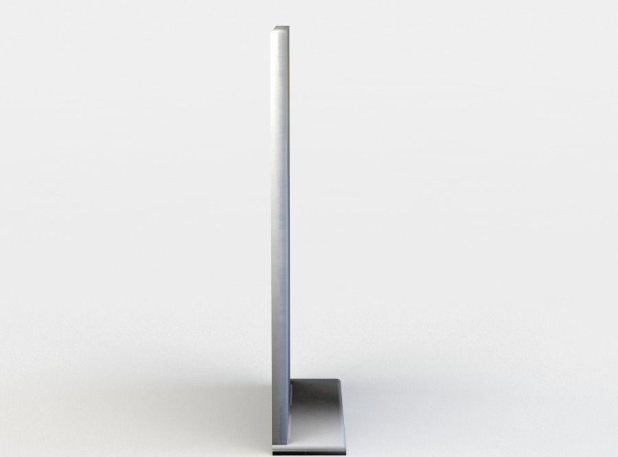 Window metal door with flowers Low-poly 3D model_0