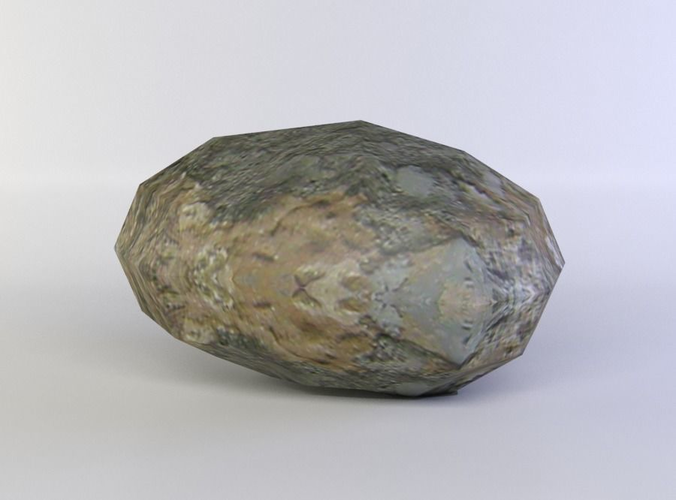Rock Low-poly 3D model