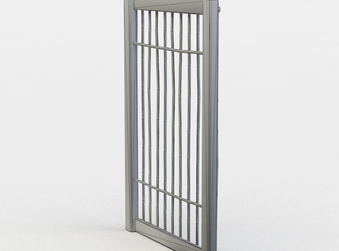 Door wrought iron gate