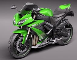 Kawasaki Ninja ZX-10R 2011 3D Model 3D model | CGTrader