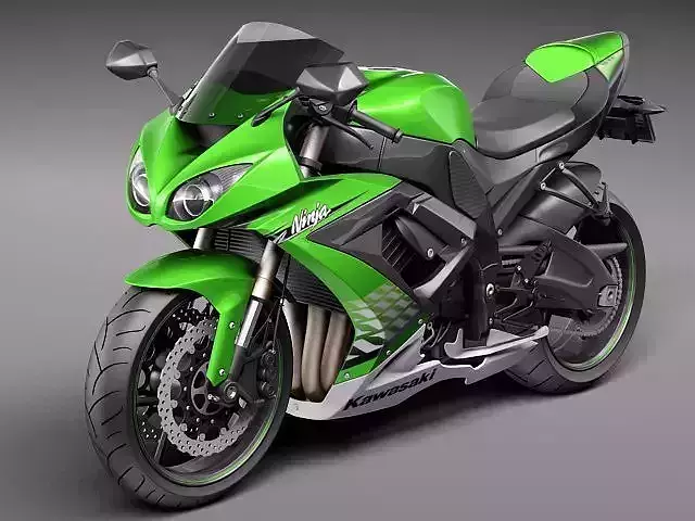 Kawasaki Ninja ZX-6R 2009 Motorcycle 3D model | CGTrader