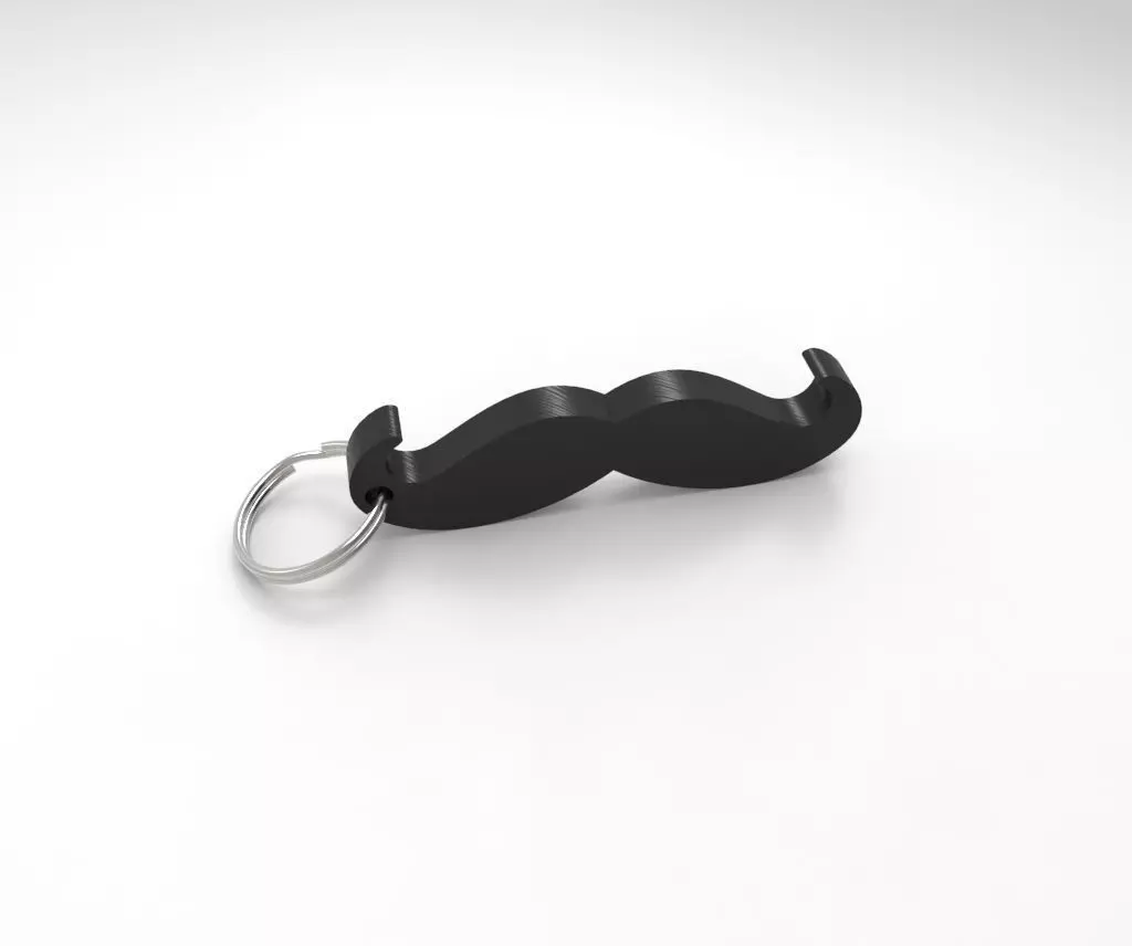 Mustache opener Free 3D print model_0