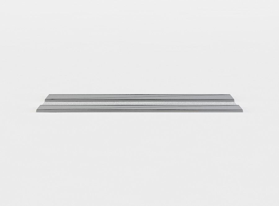 Road fragment Low-poly 3D model_3