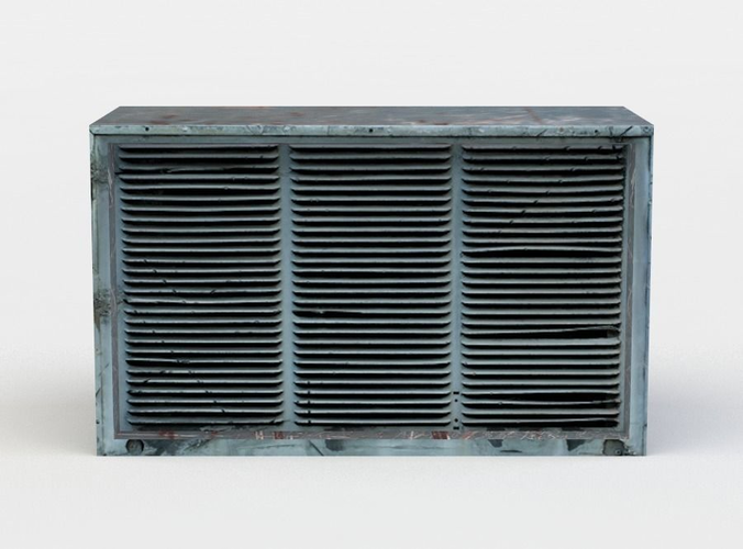 Air duct Low-poly 3D model
