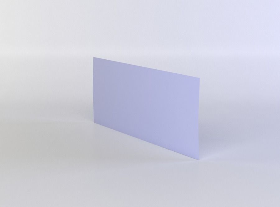 White grates Low-poly 3D model_2