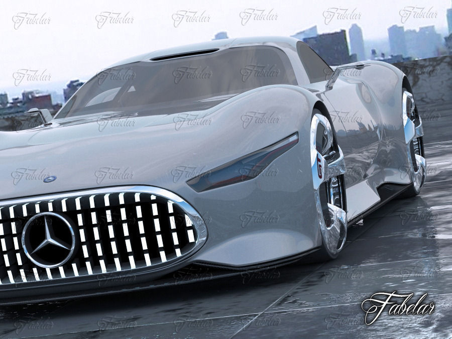 Mercedes Vision GT Environment 3D model_2