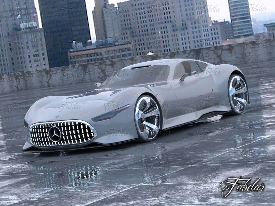 Mercedes Vision GT Environment 3D model_4
