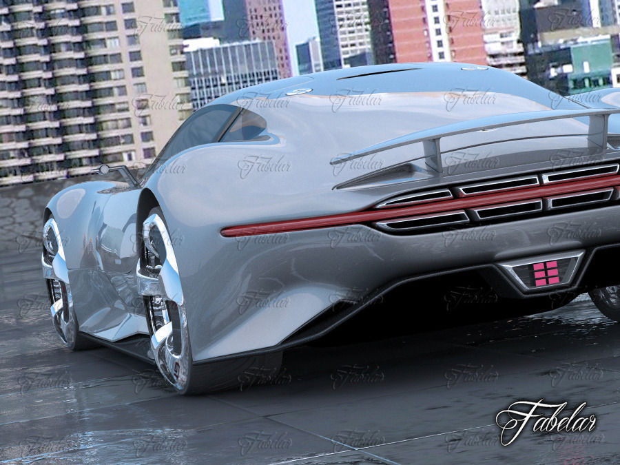 Mercedes Vision GT Environment 3D model_3