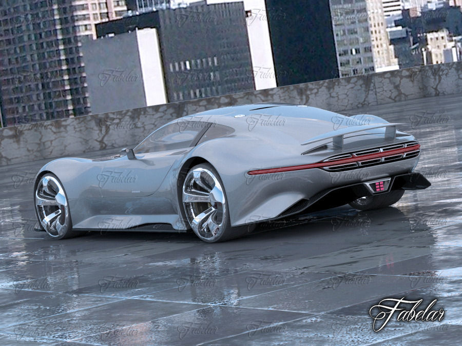 Mercedes Vision GT Environment 3D model_5