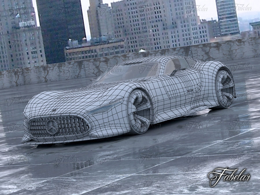 Mercedes Vision GT Environment 3D model_13