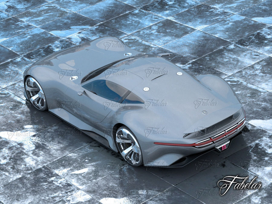 Mercedes Vision GT Environment 3D model_1