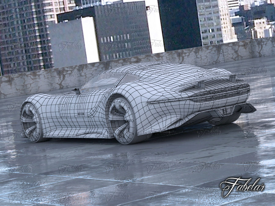 Mercedes Vision GT Environment 3D model_14