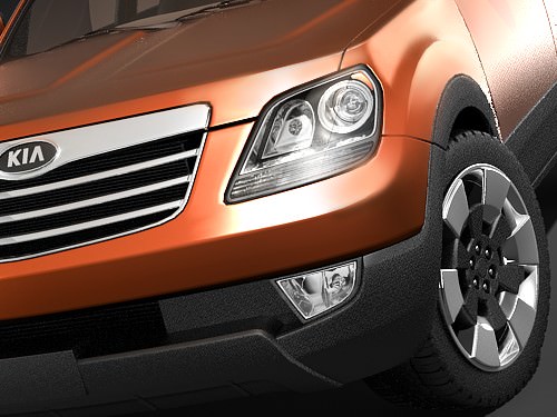 Kia Borrego 3D model_2