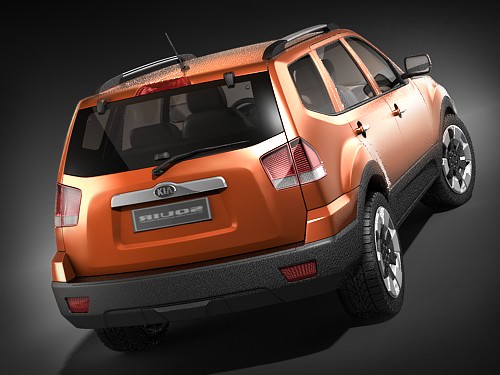 Kia Borrego 3D model_3