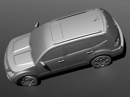 Kia Borrego 3D model_7
