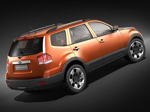 Kia Borrego 3D model_4