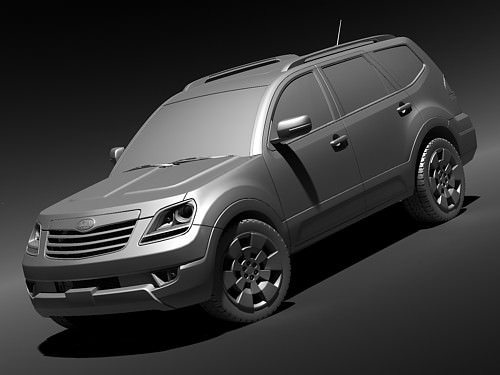 Kia Borrego 3D model_6