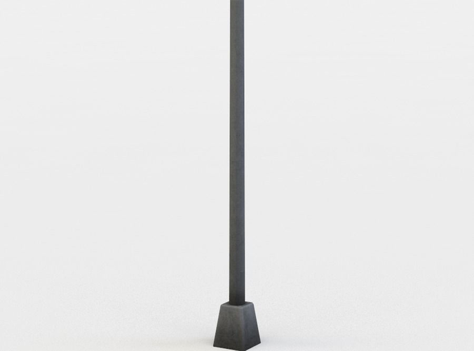 Single traffic pole