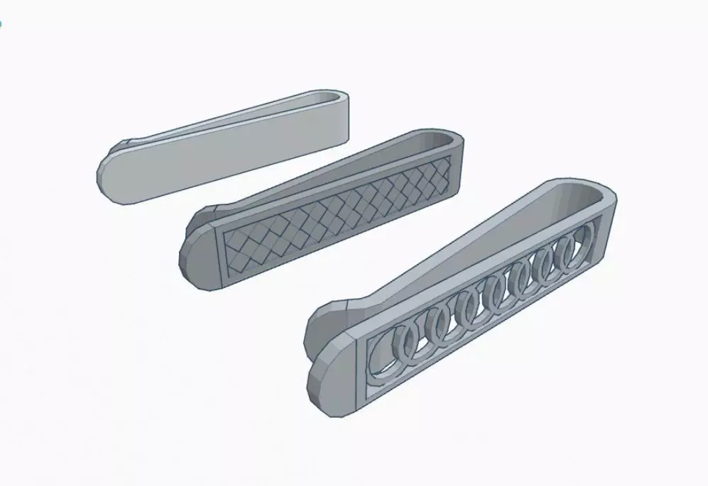 Tie Clips 3D print model_0