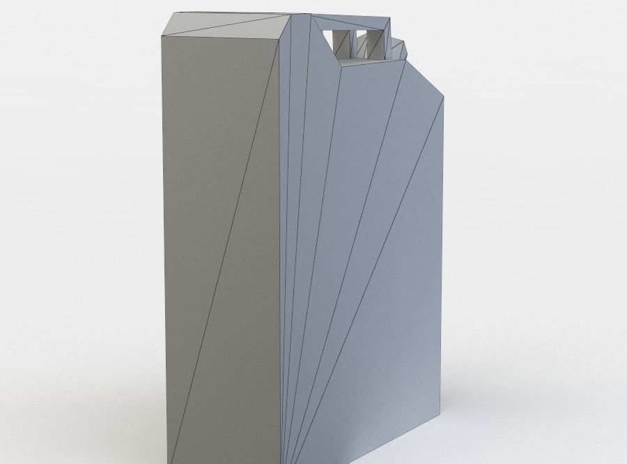 Canister tin can Low-poly 3D model_4