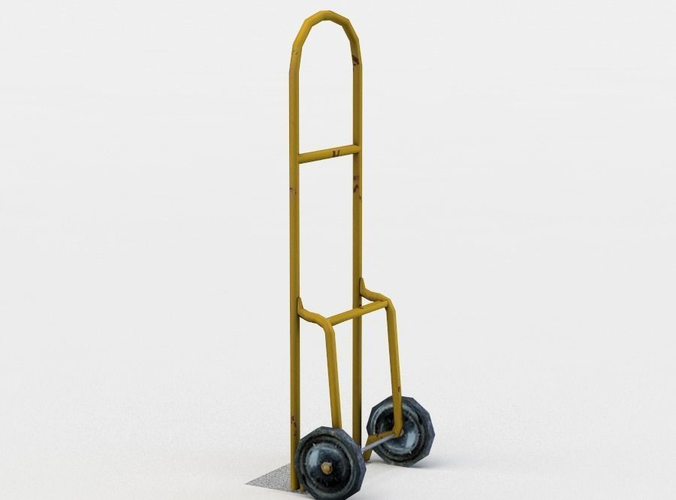 Barrow hand truck with wheels