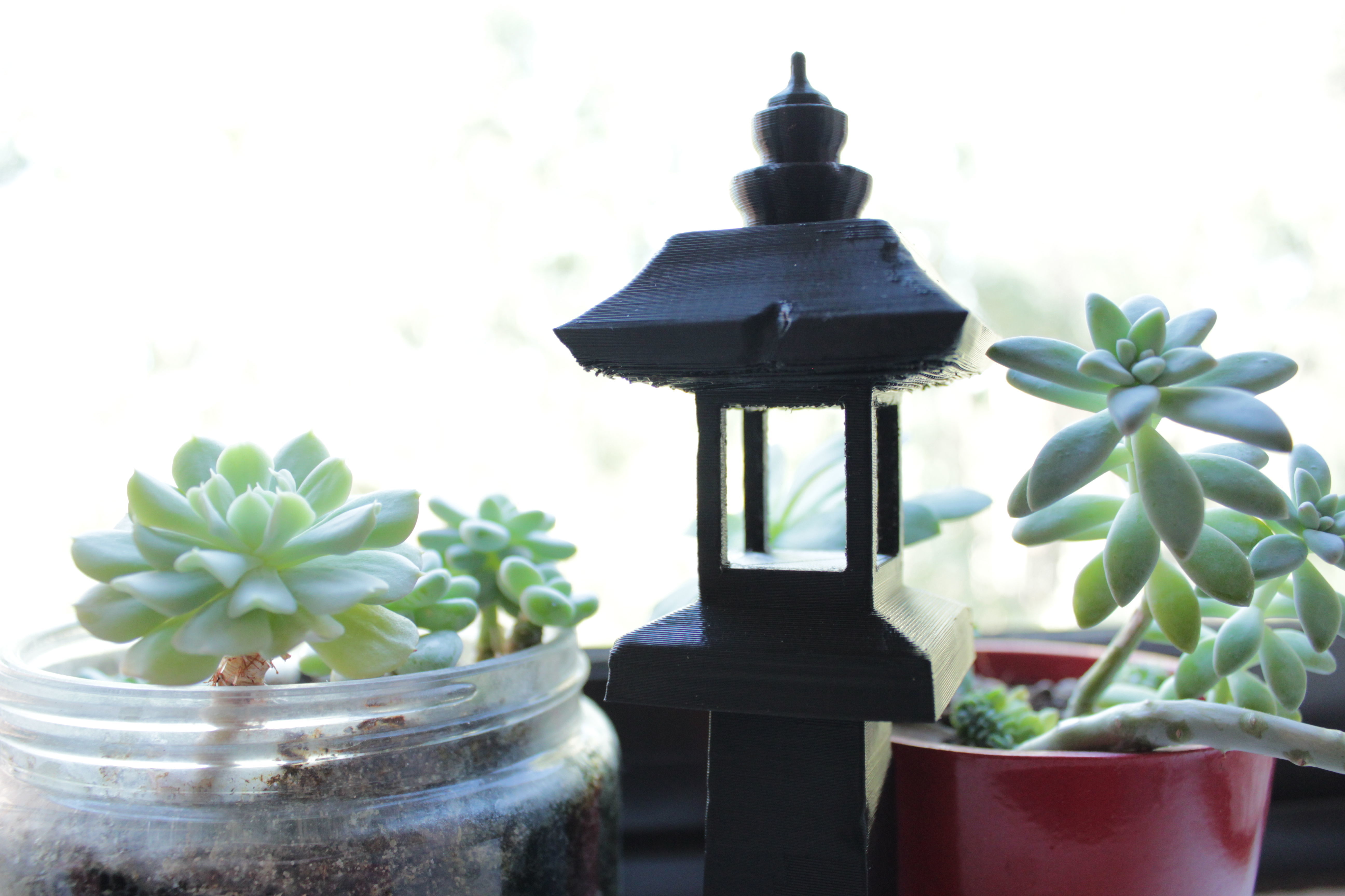 Pagoda Garden Ornament Free 3D print model_2