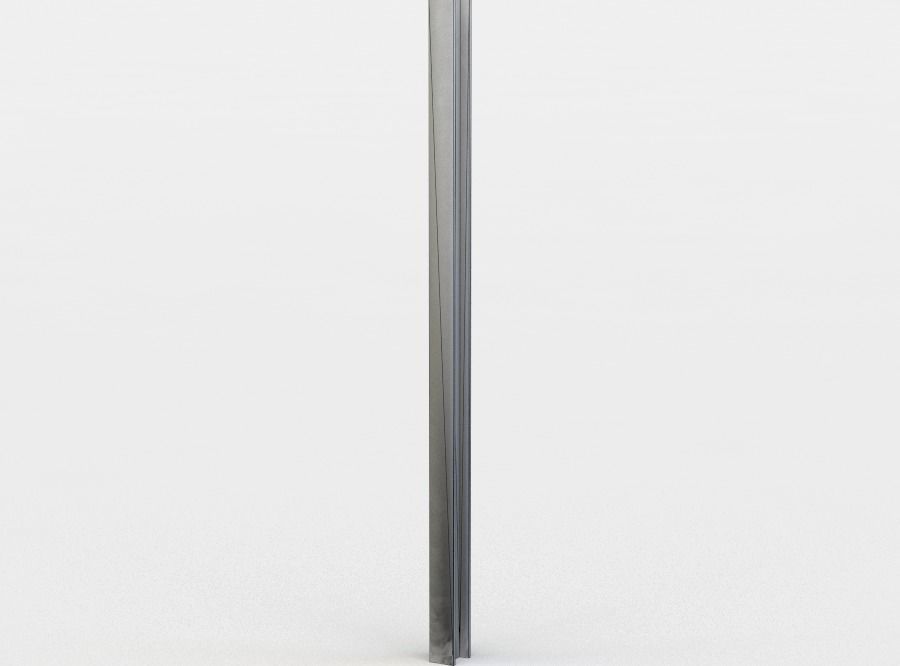 Metal beam Low-poly 3D model_4