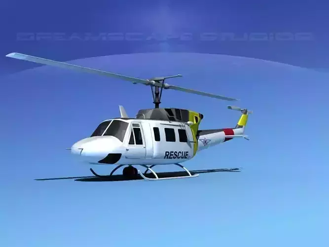 Bell UH-1N Philippines Air Force 3D model