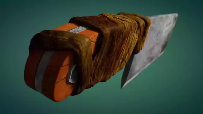 Meat Cleaver Chopper Knife 3D model