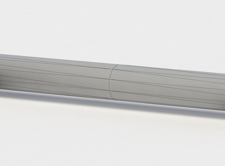 Tube Low-poly 3D model_5