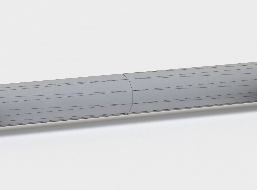 Tube Low-poly 3D model_6