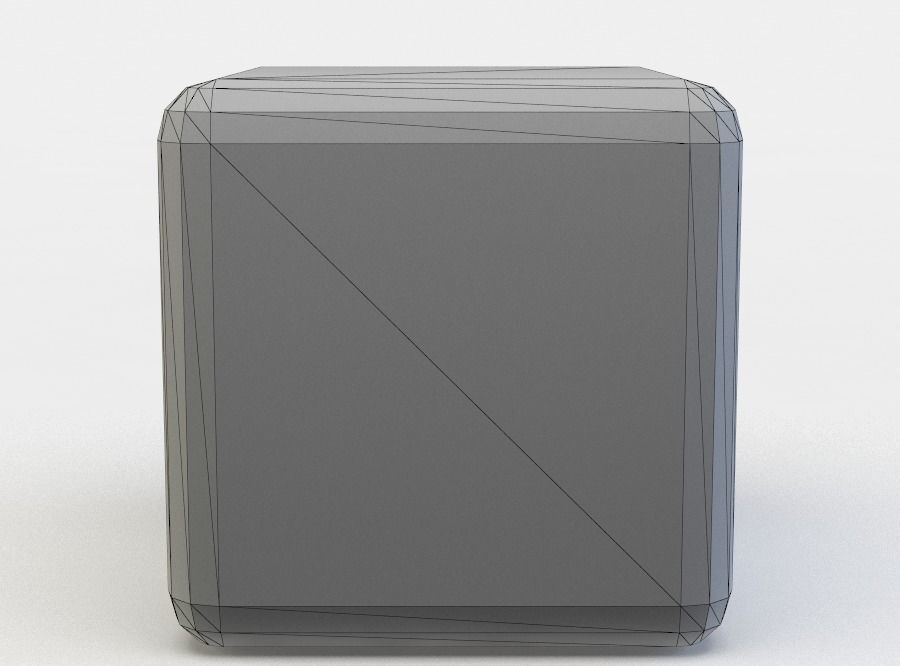 Techcon cube Low-poly 3D model_3