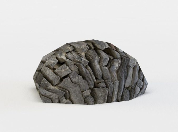 Rock Low-poly 3D model