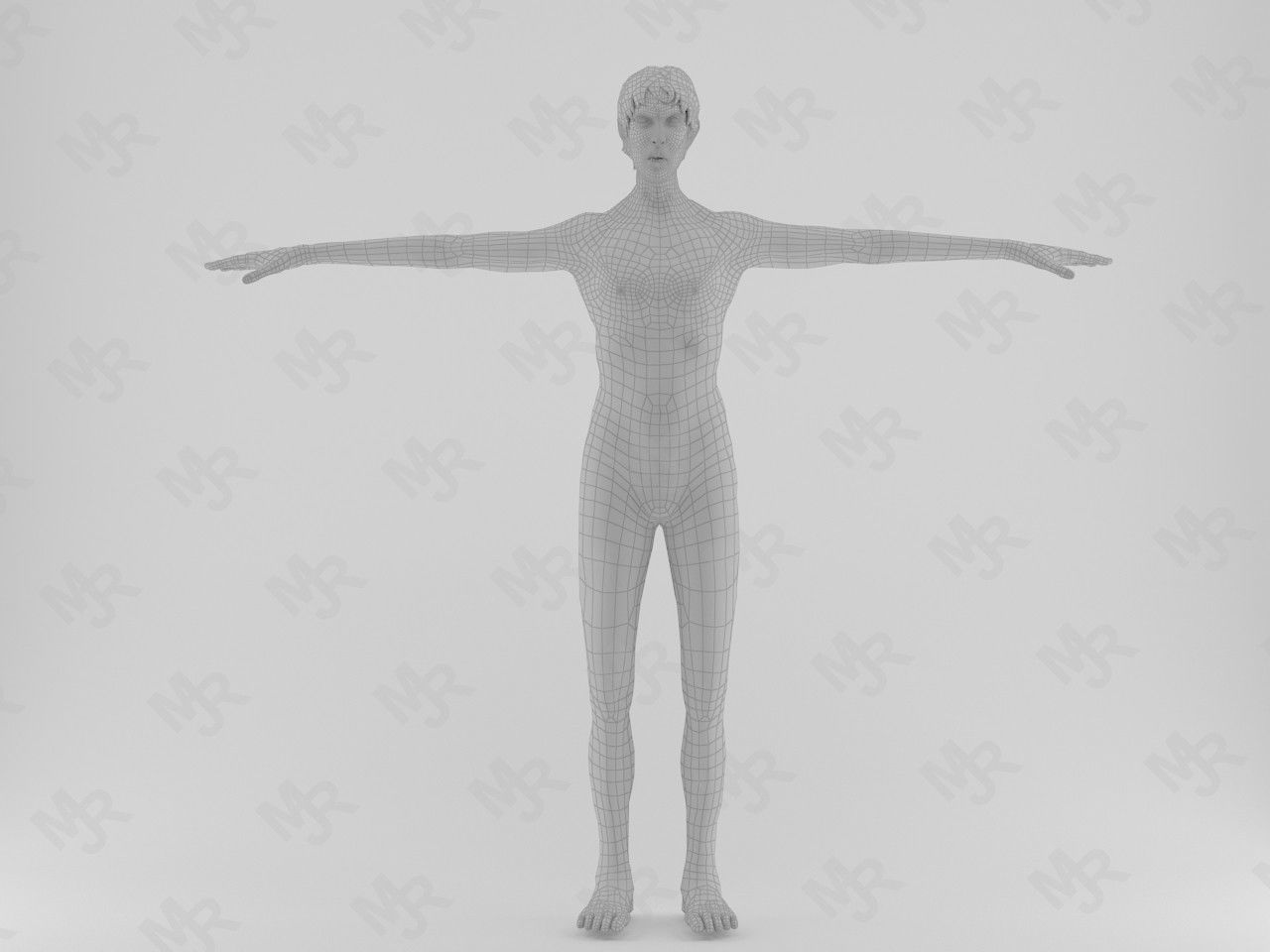 Male Zombie1 Animations Pack Low-poly 3D model_9