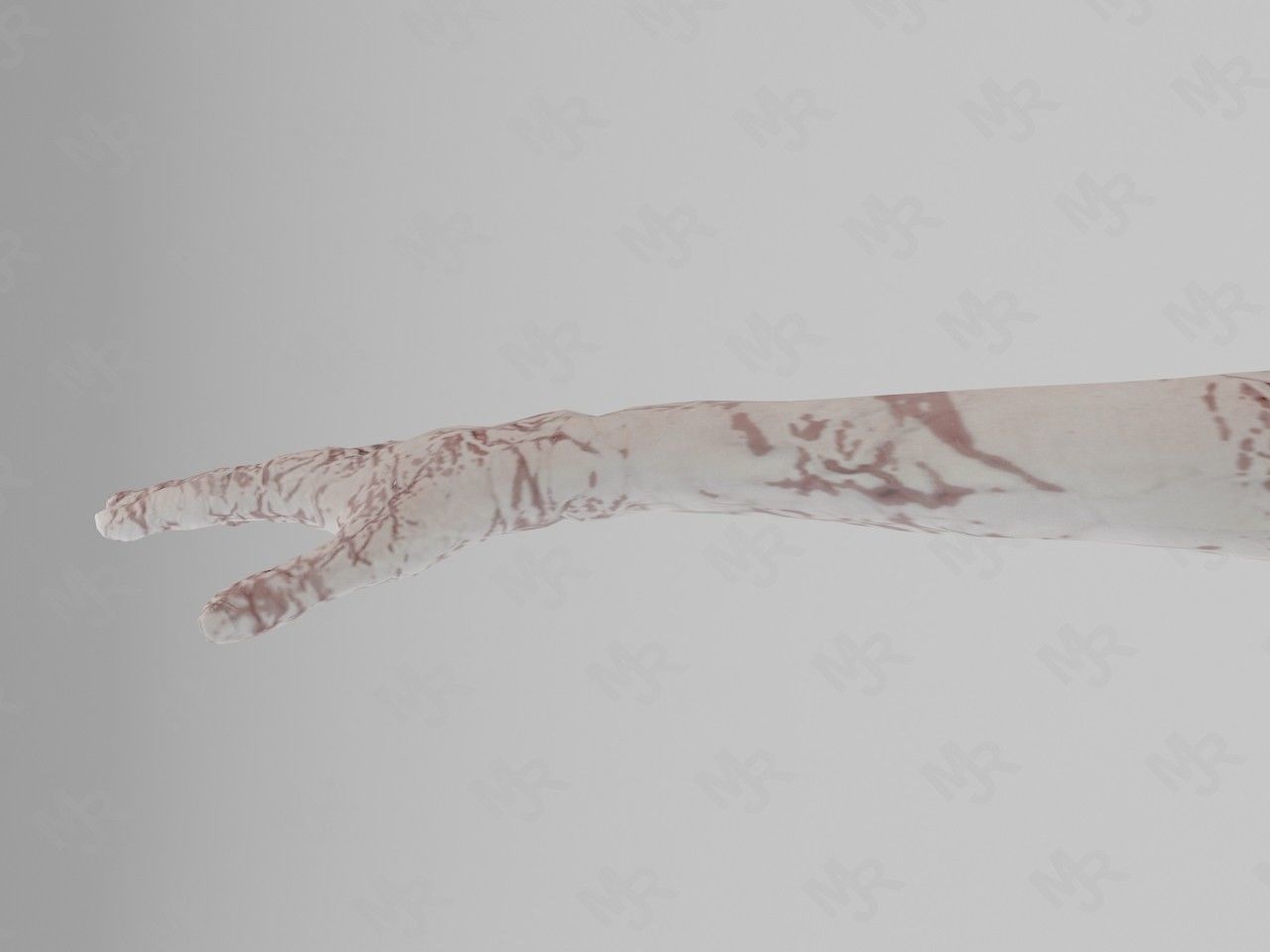 Male Zombie1 Animations Pack Low-poly 3D model_18